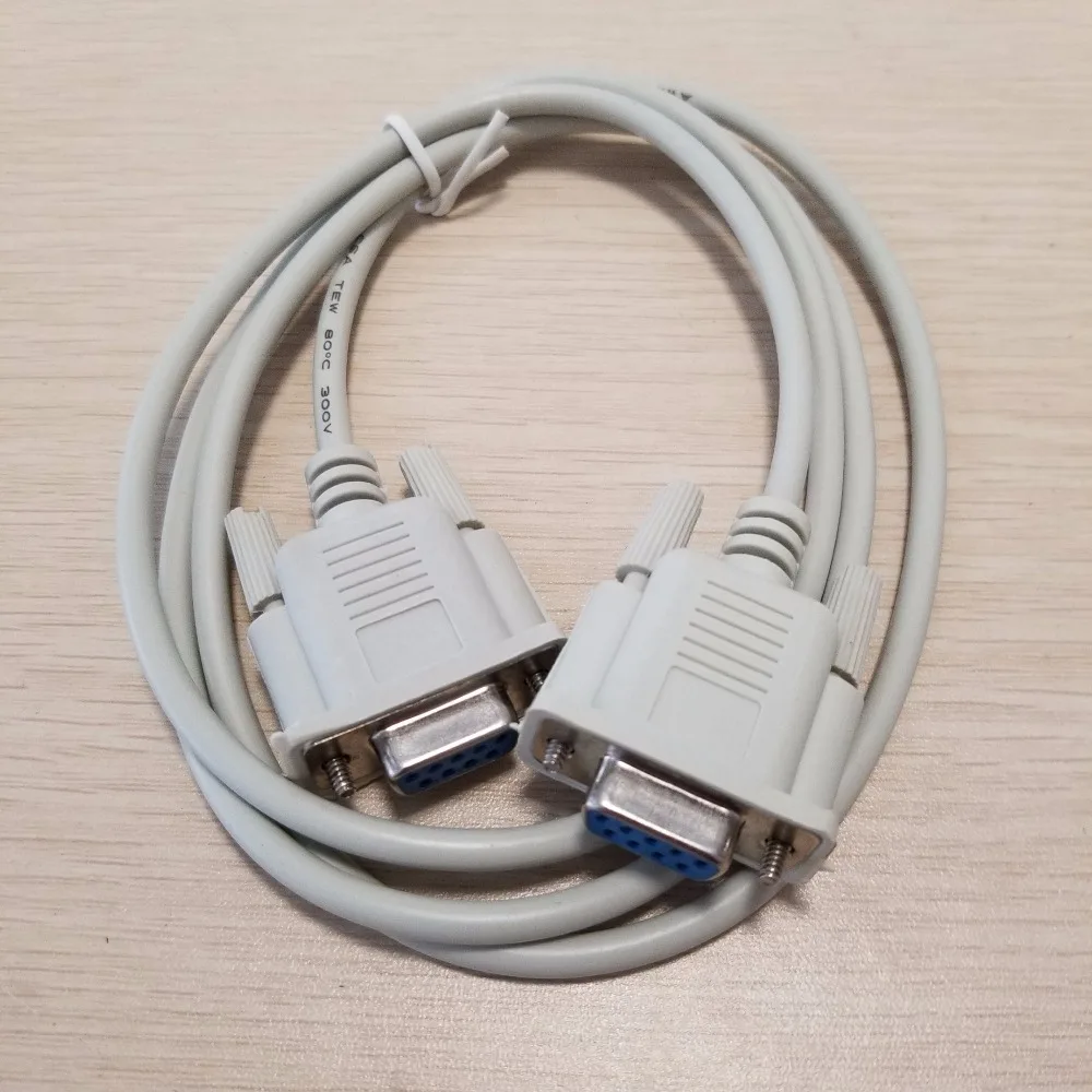 10pcs/lot DB 9Pin to RS232 9Pin Female to Female COM Data Extension Transfer Cable 1.5M White
10pcs/lot DB 9Pin to RS232 9Pin Female to Female COM Data Extension Transfer Cable 1.5M White