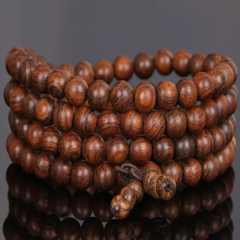 108 Tibetan Buddhist Mala Tiger wood Bracelets Handmade charm Buddha Prayer Bead Bracelet for Meditation Women Men Jewelry
108 Tibetan Buddhist Mala Tiger wood Bracelets Handmade charm Buddha Prayer Bead Bracelet for Meditation Women Men Jewelry