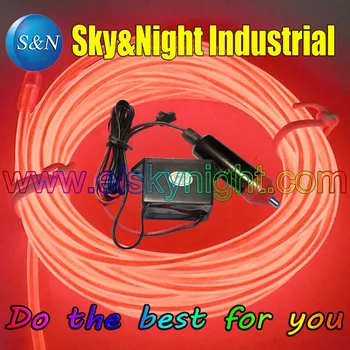 Red-4M EL wire+12v Inverter +Cigar lighter /Set -High Quality (3Set / Lot Only 29USD ) for Car decoration 
Red-4M EL wire+12v Inverter +Cigar lighter /Set -High Quality (3Set / Lot Only 29USD ) for Car decoration