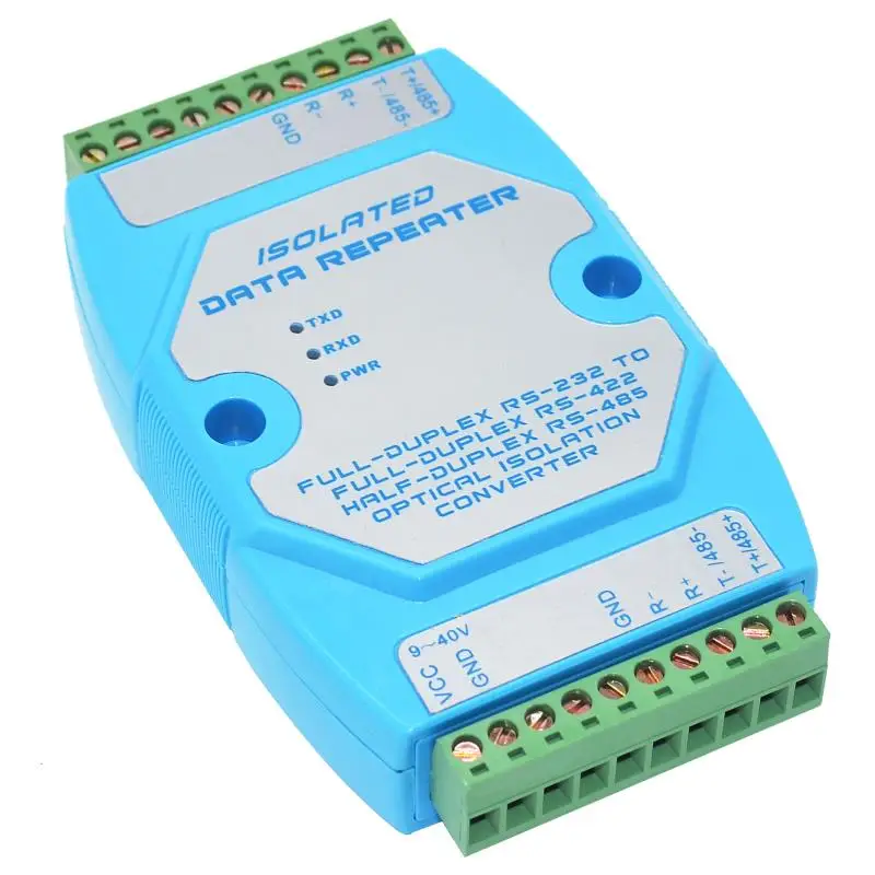 Industrial grade 485 isolated RS485 repeater signal amplifier extender 485 to 422 converter
Industrial grade 485 isolated RS485 repeater signal amplifier extender 485 to 422 converter
