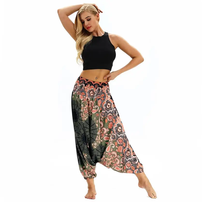 Black Women Casual Loose Yoga Pants Trousers Baggy Boho Aladdin Jumpsuit Harem Pants High Waist sport pants JLY0825
Black Women Casual Loose Yoga Pants Trousers Baggy Boho Aladdin Jumpsuit Harem Pants High Waist sport pants JLY0825