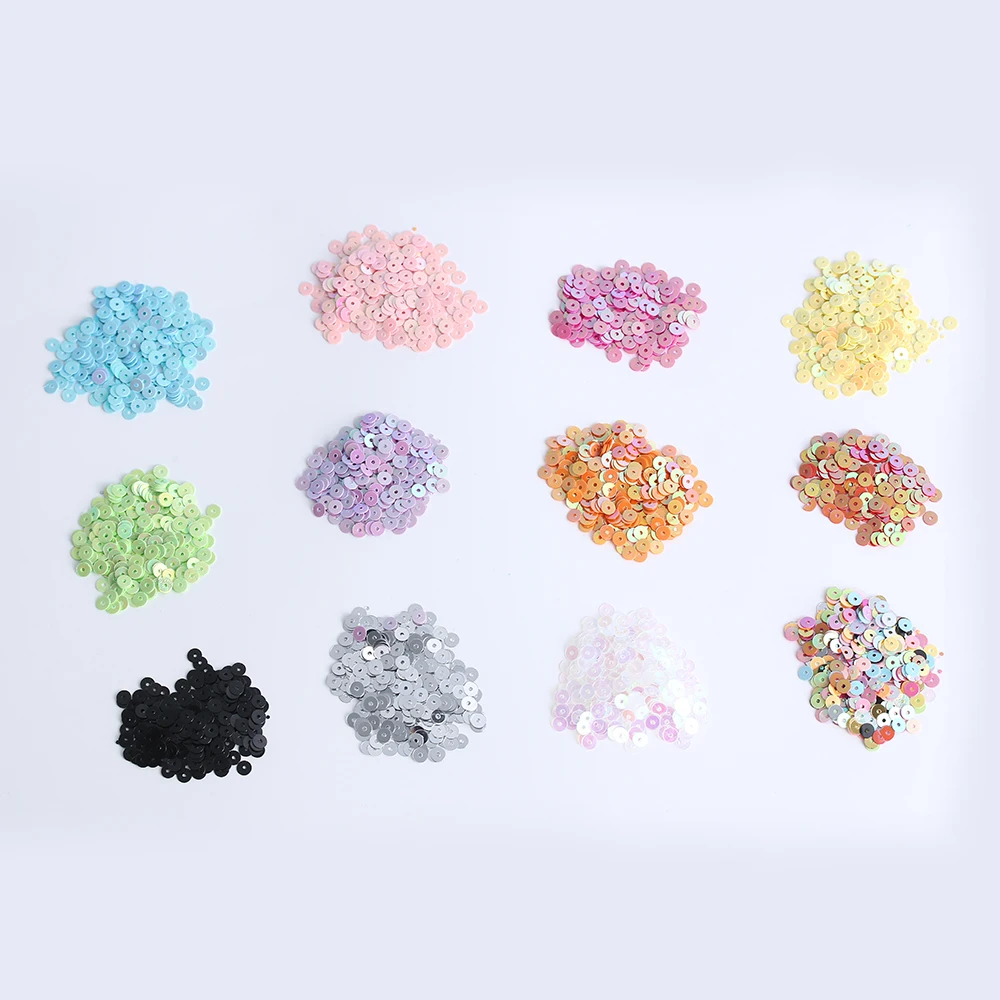 1000pcs/bag 4mm DIY crafts Multicolor Plastic Loose Sequins for Home Party wedding Decor Embellishment DIY sewing Accessories
1000pcs/bag 4mm DIY crafts Multicolor Plastic Loose Sequins for Home Party wedding Decor Embellishment DIY sewing Accessories
