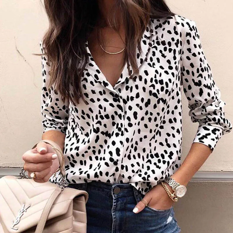 Feminine Blouse Shirt Women Leopard Button Fashion Woman Blouses 2018 Shirts Long Sleeve Womens Tops and Blouses chemise femme
Feminine Blouse Shirt Women Leopard Button Fashion Woman Blouses 2018 Shirts Long Sleeve Womens Tops and Blouses chemise femme