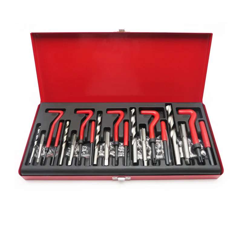 131 Pcs Auto Engine Block Restoring Damaged Thread Repair Tool Kit M5 M6 M8 M10 M12 Auto Repair Tool
131 Pcs Auto Engine Block Restoring Damaged Thread Repair Tool Kit M5 M6 M8 M10 M12 Auto Repair Tool