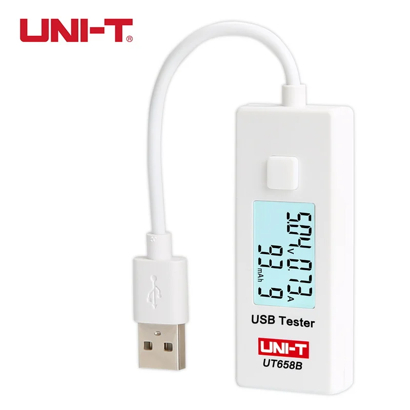 UNI T UT658B USB Tester Phone Computer Charging Voltage Current Energy Monitor LED Display Voltage and Current Tester
UNI T UT658B USB Tester Phone Computer Charging Voltage Current Energy Monitor LED Display Voltage and Current Tester