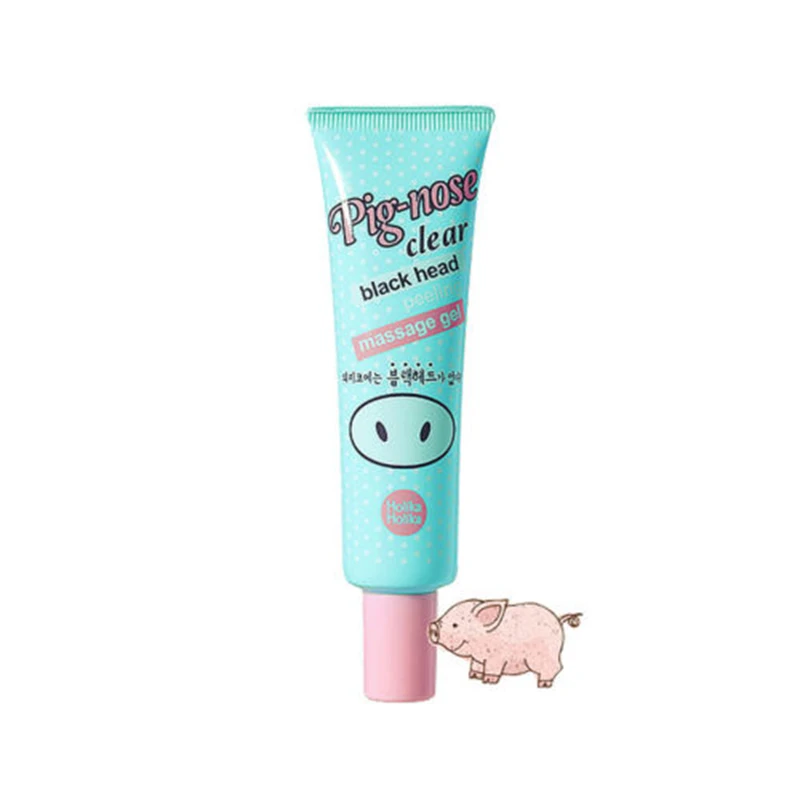 

HOLIKA HOLIKA Pig Nose Clear Black Head Peeling Massage Gel Face Cleanser Blackhead Remover Shrink Pore Skin Care Deep Cleansing