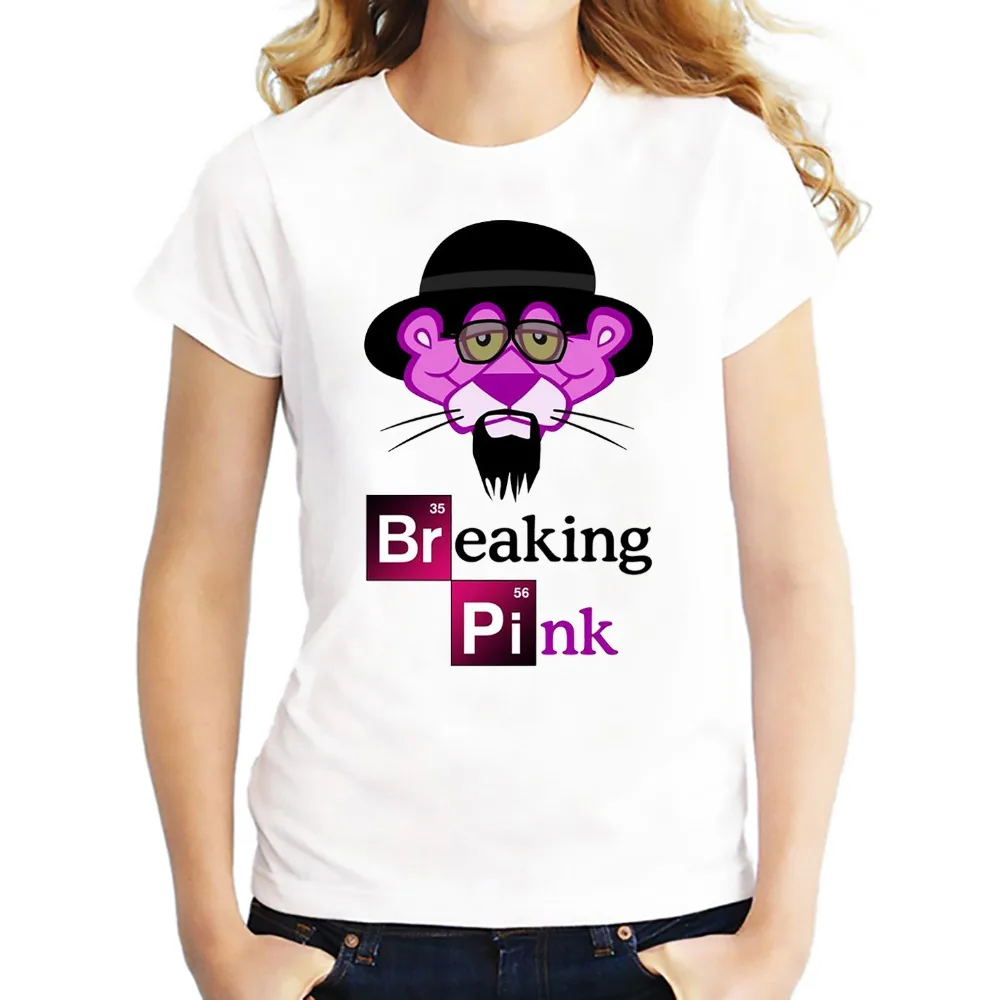 New Summer Tops Breaking Pink Panther Printed T Shirt Women Hip Hop Brand Clothing Fashion T-shirt Women Tee Top
New Summer Tops Breaking Pink Panther Printed T Shirt Women Hip Hop Brand Clothing Fashion T-shirt Women Tee Top