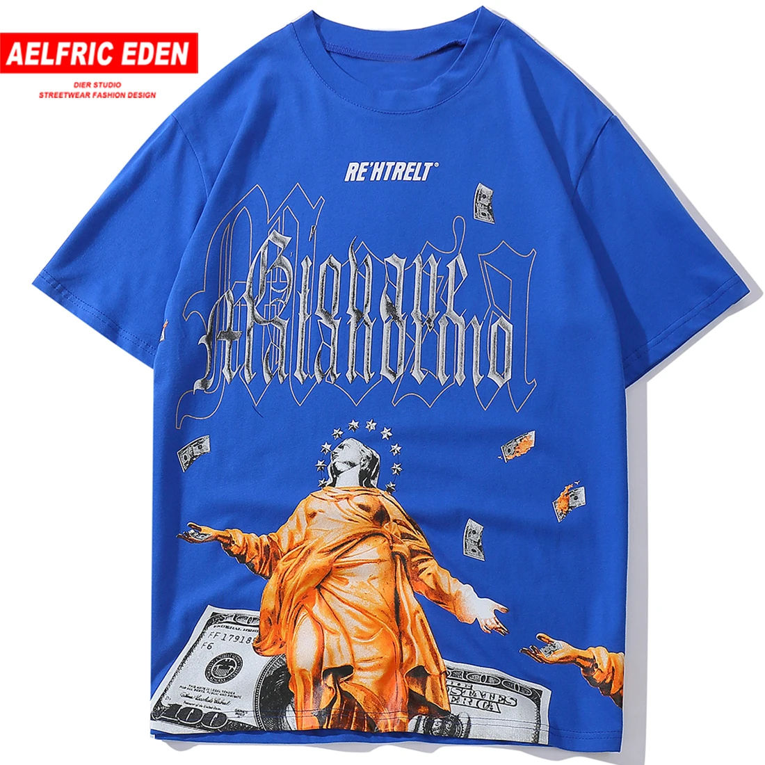 Aelfric Eden Creative Statue of Liberty Print Cotton Casual T-shirts Men 2019 Summer Tops Tees Hip Hop Short Sleeve Streetwear
Aelfric Eden Creative Statue of Liberty Print Cotton Casual T-shirts Men 2019 Summer Tops Tees Hip Hop Short Sleeve Streetwear