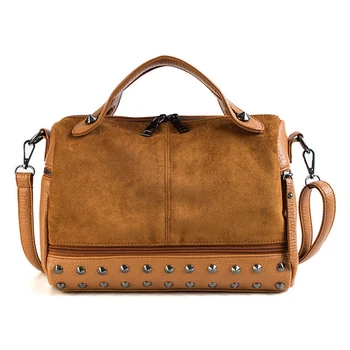 Fashion Women Top-handle Bags with Rivets Leather Female Shoulder Bag Large Vintage Tote Bags
Fashion Women Top-handle Bags with Rivets Leather Female Shoulder Bag Large Vintage Tote Bags