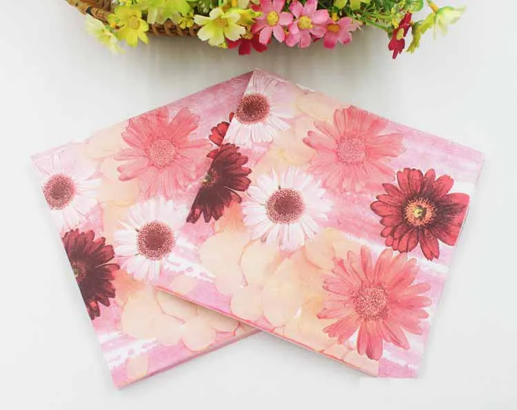 Ynaayu 20pcs/set Pink Daisy Paper Napkins 33*33cm Party Paper Serviettes Table Napkins For Birthday Wedding Party Supplies
Ynaayu 20pcs/set Pink Daisy Paper Napkins 33*33cm Party Paper Serviettes Table Napkins For Birthday Wedding Party Supplies