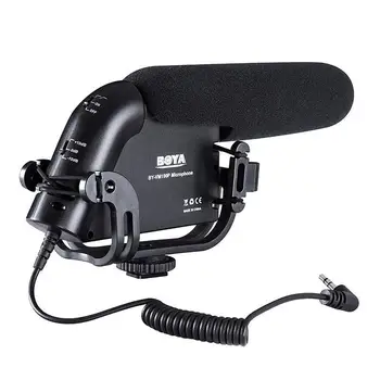 BY-VM190P Studio Recording Quality Super-Cardioid Pickup Pattern Microphone for HDSLR Cameras, Camcorders, and Audio Recorders
BY-VM190P Studio Recording Quality Super-Cardioid Pickup Pattern Microphone for HDSLR Cameras, Camcorders, and Audio Recorders