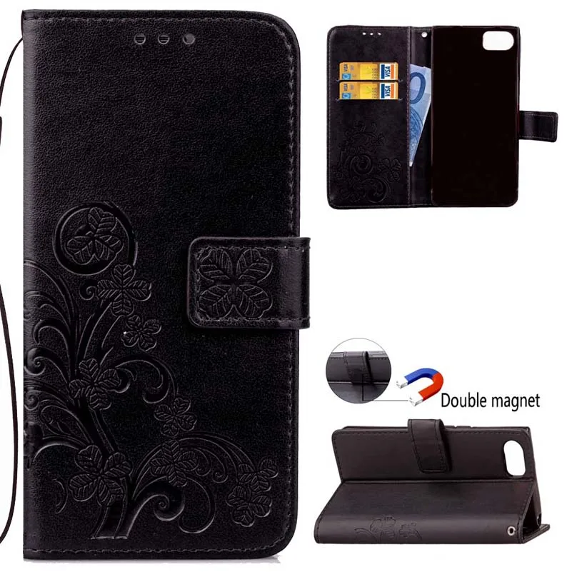 BEFOSPEY Lucky Four Leaf Leaves Pu Leather Phone Case For Blackberry KEYone Mercury | Мобильные телефоны и аксессуары
