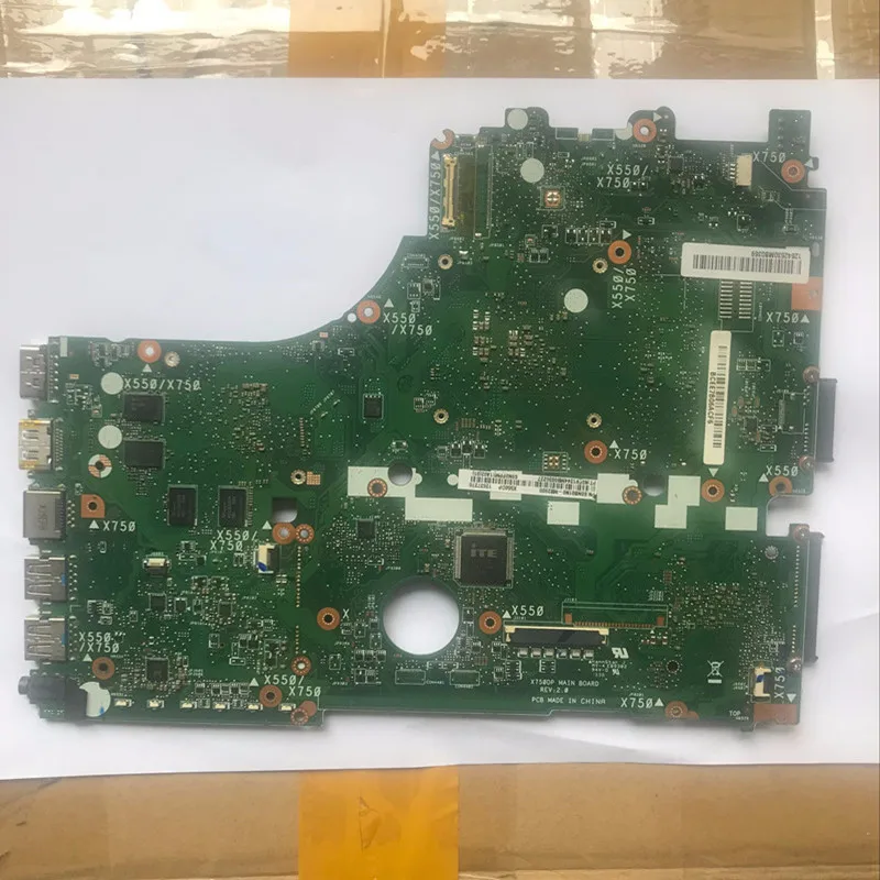 New X750 motherboard for ASUS X550 Rev2.0 small Interface mainboard full tested and full working
New X750 motherboard for ASUS X550 Rev2.0 small Interface mainboard full tested and full working