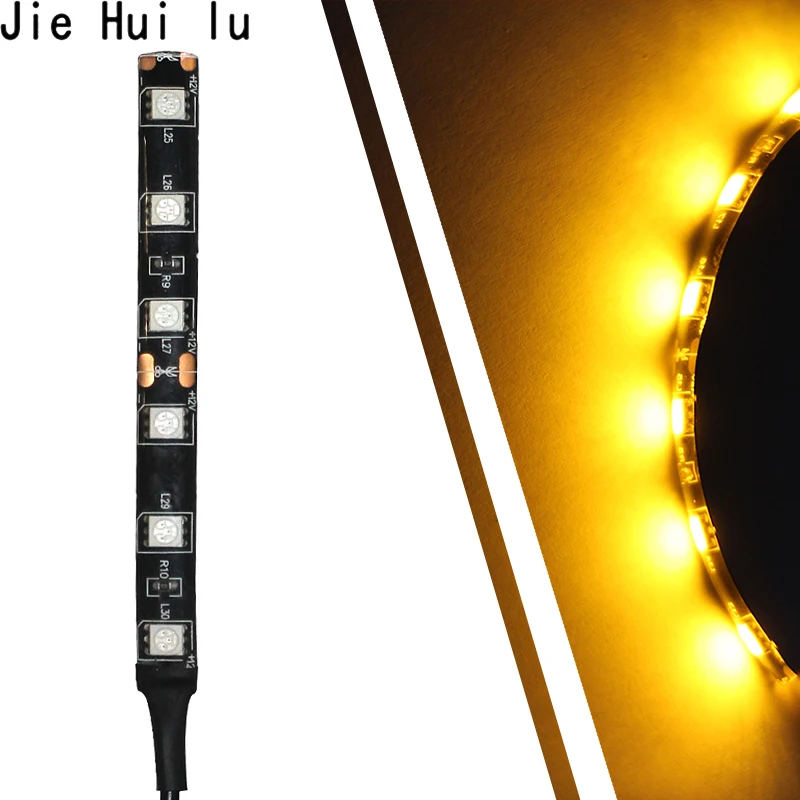 1Pcs Waterproof 12V Flexible LED Strip Light 5050 SMD Auto Decoration Motorcycle Daytime Running Light DRL License Plate Lights
1Pcs Waterproof 12V Flexible LED Strip Light 5050 SMD Auto Decoration Motorcycle Daytime Running Light DRL License Plate Lights