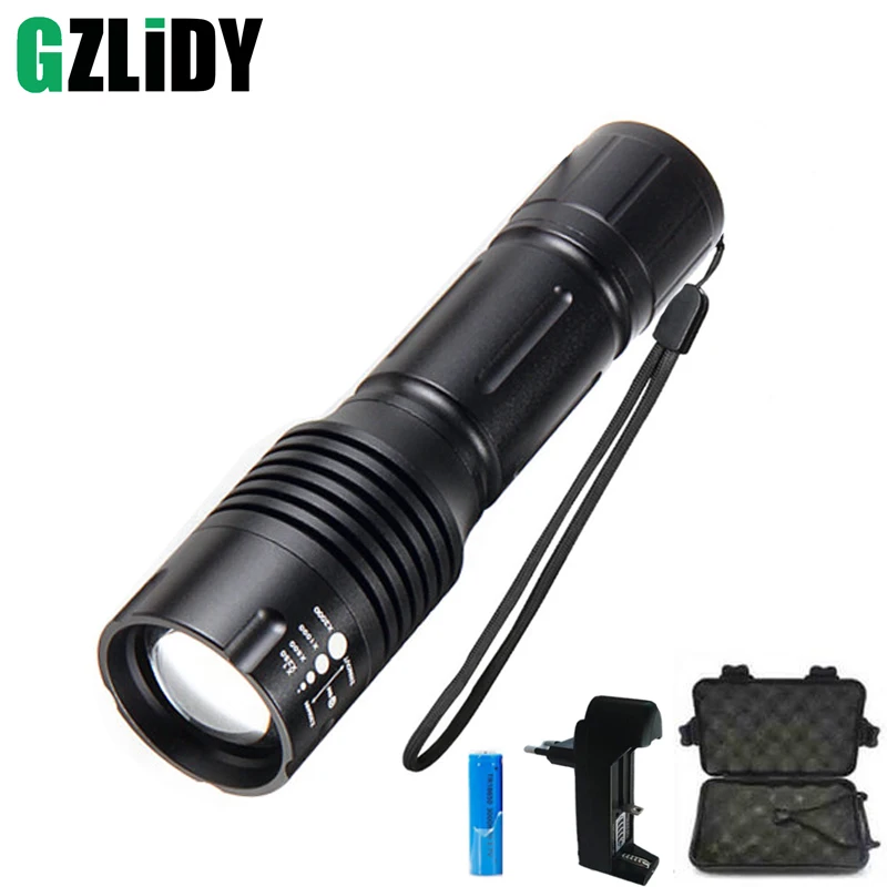 Высокая яркость 3800 люмен CREE XM-L T6 светодио дный фонарик 5-режим Масштабируемые
