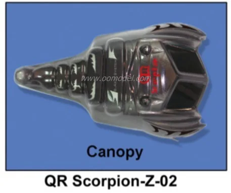 Walkera QR scorpion parts Scorpion-Z-02 Canopy walkera qr canopy Free Shipping with Tracking | Игрушки и хобби