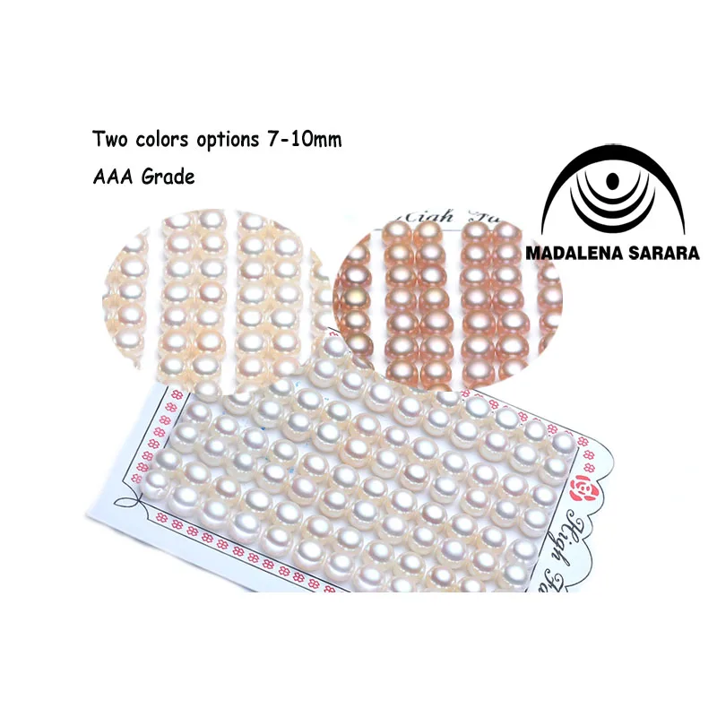 MADALENA SARARA Jewelry Expert Half Hole Freshwater Pearl Beads Semi-round Natural Pearl 3 Colors Options
MADALENA SARARA Jewelry Expert Half Hole Freshwater Pearl Beads Semi-round Natural Pearl 3 Colors Options