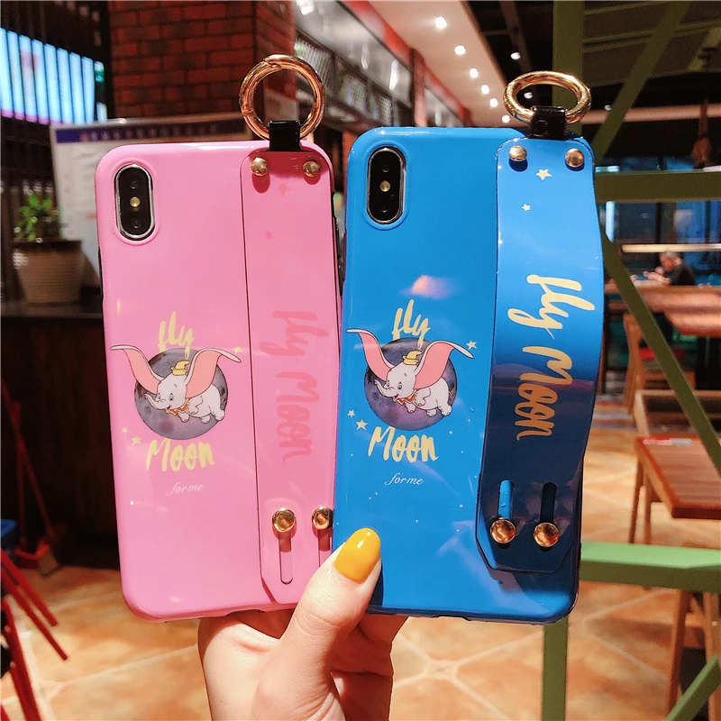 cartoon cute dumbo holder cover case For iPhone x xr xs max 8 7 6 6s plus fashion Glossy IMD Wrist strap coque funda
cartoon cute dumbo holder cover case For iPhone x xr xs max 8 7 6 6s plus fashion Glossy IMD Wrist strap coque funda