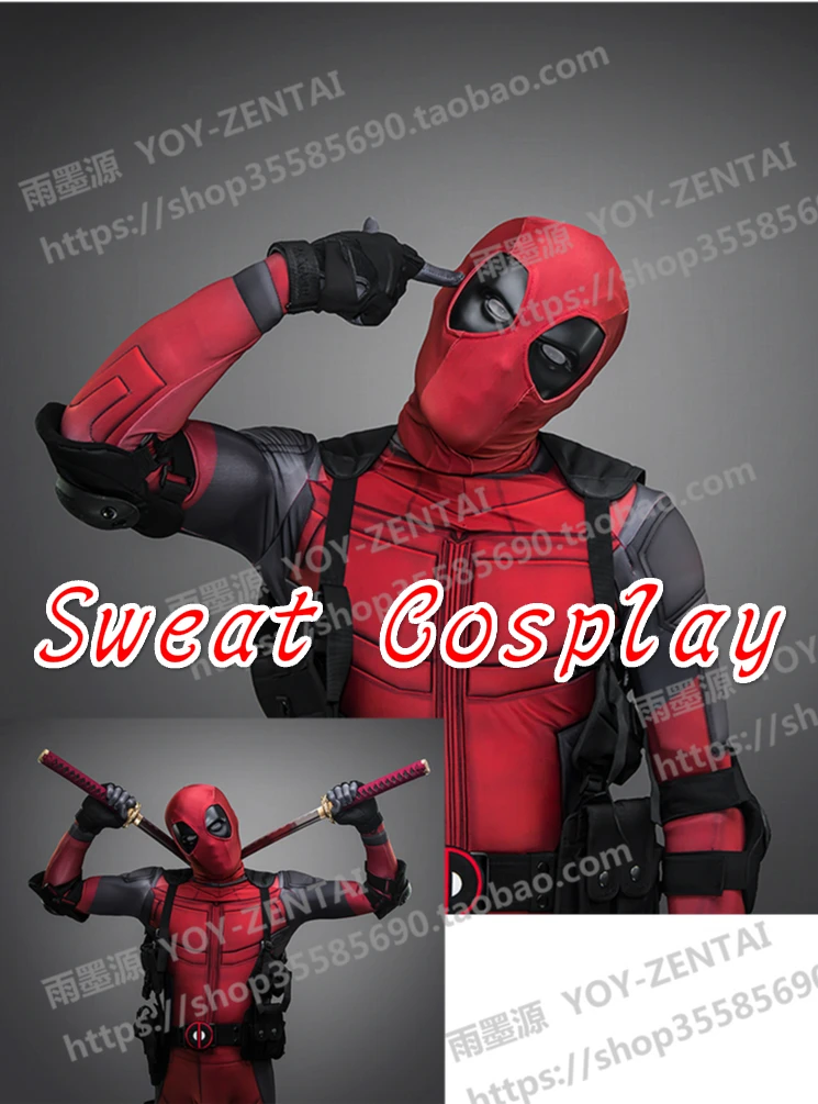 2016 New Movie Deadpool Upgraded Printed Spandex Lycra Zentai Costume with Deadpool Faceshell PVC Mask Cosplay Costume
2016 New Movie Deadpool Upgraded Printed Spandex Lycra Zentai Costume with Deadpool Faceshell PVC Mask Cosplay Costume