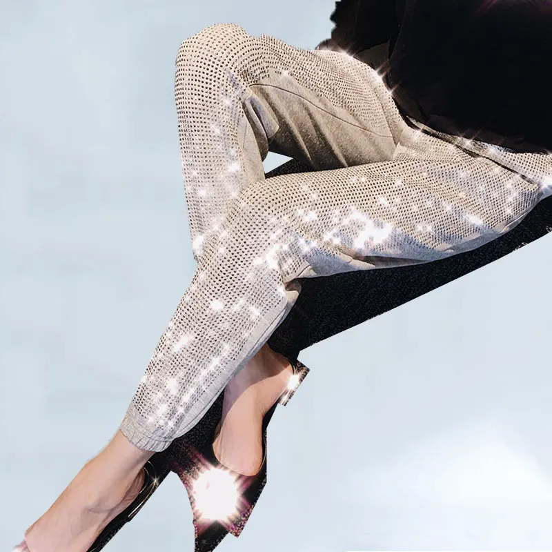 2019 New Autumn Hot Drilling Casual Pants Women Pantalon Femme Loose Plus Size 5XL Shiny Fashion Loose Pants pantalones mujer 65
2019 New Autumn Hot Drilling Casual Pants Women Pantalon Femme Loose Plus Size 5XL Shiny Fashion Loose Pants pantalones mujer 65