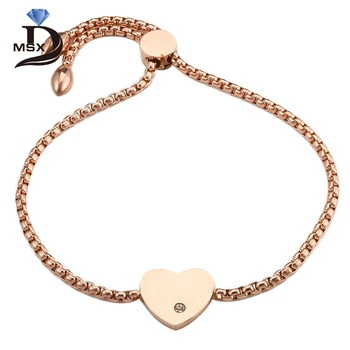 Women Luxury Brand Charm Snake Chain Link Bracelets Rose Gold Jewelry Adjustable Stainess Steel Heart Lover's Bracelet femme
Women Luxury Brand Charm Snake Chain Link Bracelets Rose Gold Jewelry Adjustable Stainess Steel Heart Lover's Bracelet femme