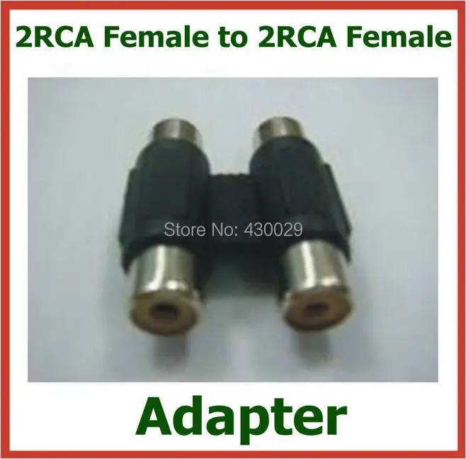 500pcs 2RCA Female to 2RCA Female Adapter Extender Converter 2RCA Connector Wholesale
500pcs 2RCA Female to 2RCA Female Adapter Extender Converter 2RCA Connector Wholesale
