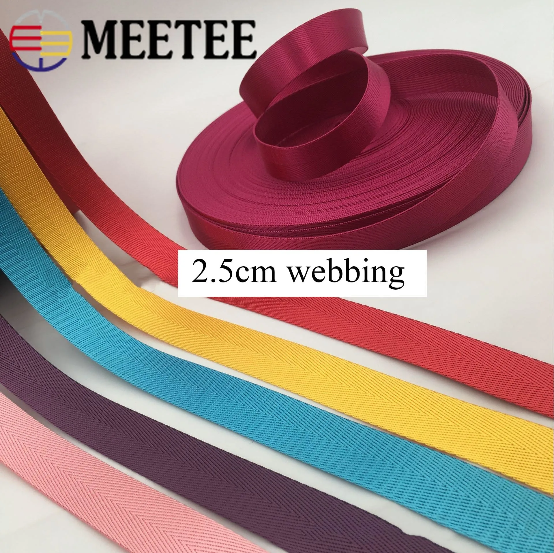 1pc(50yards) 25mm High Quality Nylon Webbing Band Herringbone Pattern Lace Tape Ribbon DIY Bag Strap Sewing Belt Accessories
1pc(50yards) 25mm High Quality Nylon Webbing Band Herringbone Pattern Lace Tape Ribbon DIY Bag Strap Sewing Belt Accessories