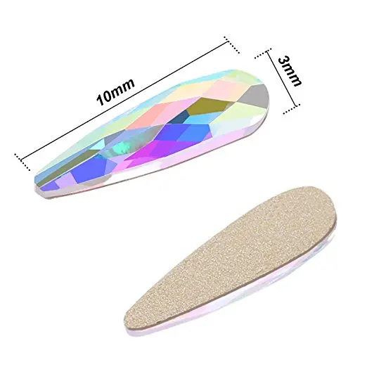 3*10mm Nail Art Rhinestones 20Pcs/Pack 4Color Flat Shapes Elongated Teardrop Glass Flame Stones For 3D Decoration Nail Art EWTHG
3*10mm Nail Art Rhinestones 20Pcs/Pack 4Color Flat Shapes Elongated Teardrop Glass Flame Stones For 3D Decoration Nail Art EWTHG