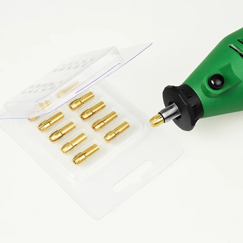 0.5-3.17mm Copper drill chuck Collets Set of Quick Chuck for Mini Electric Motor shaft Electric Grinder Rotary Tool
0.5-3.17mm Copper drill chuck Collets Set of Quick Chuck for Mini Electric Motor shaft Electric Grinder Rotary Tool
