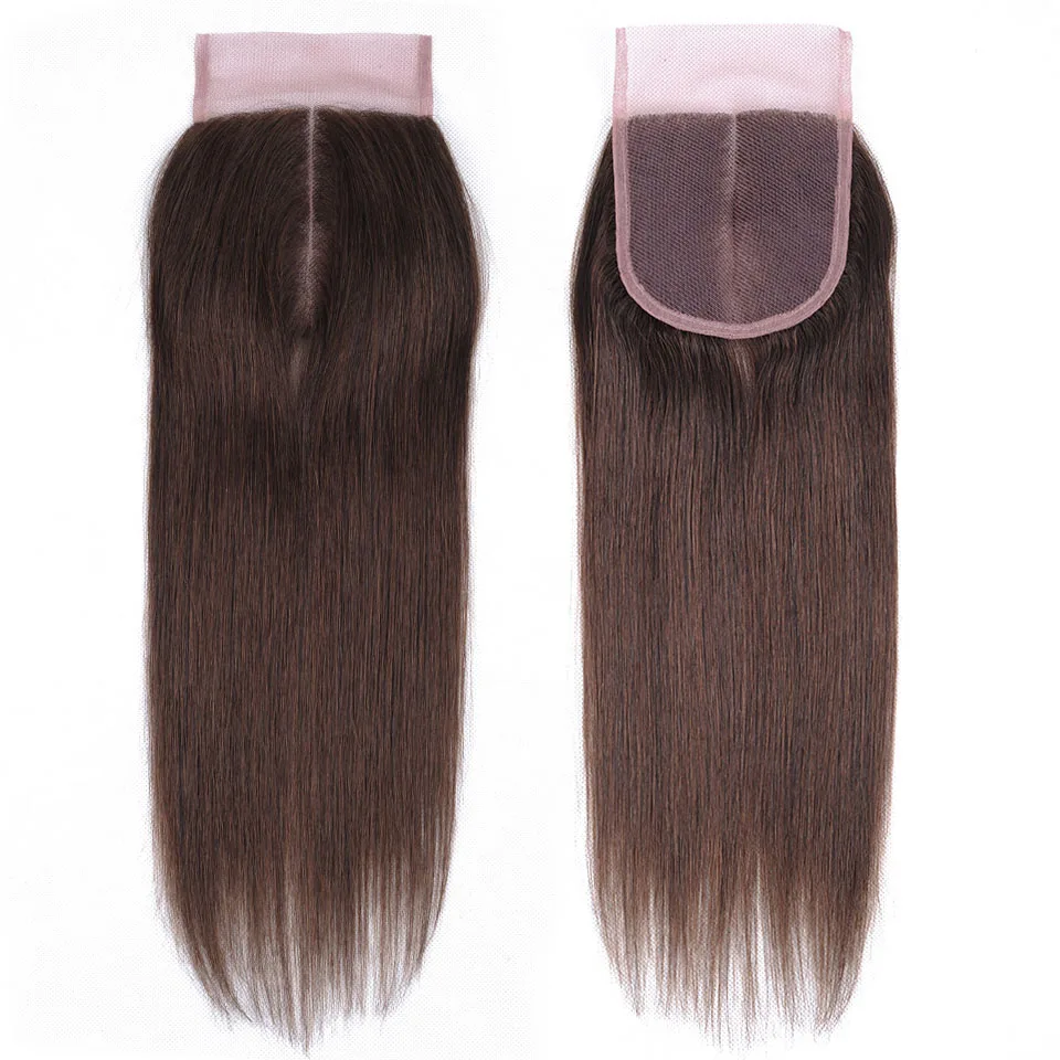 peruvian 4 hair bundles straight with closure