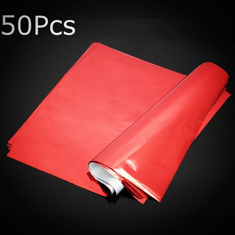 50 Sheets A4 Red Hot Stamping Transfer Foil Paper Laminator Laminating Laser Printer Business Card Craft Paper 29x21cm
50 Sheets A4 Red Hot Stamping Transfer Foil Paper Laminator Laminating Laser Printer Business Card Craft Paper 29x21cm