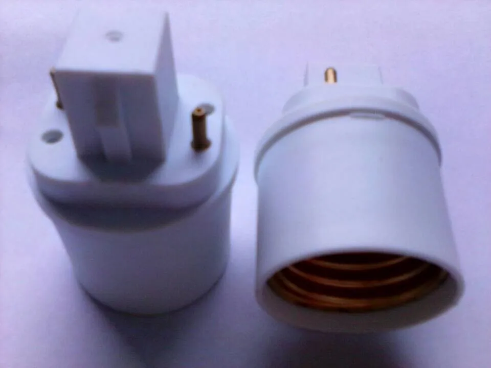 PC G24 to E27 LED Socket Base adapter 2 Pin G24-E27 bulb base lamp holder G24-E27 Converter Extender 1000pcs For CFL & spot
PC G24 to E27 LED Socket Base adapter 2 Pin G24-E27 bulb base lamp holder G24-E27 Converter Extender 1000pcs For CFL & spot