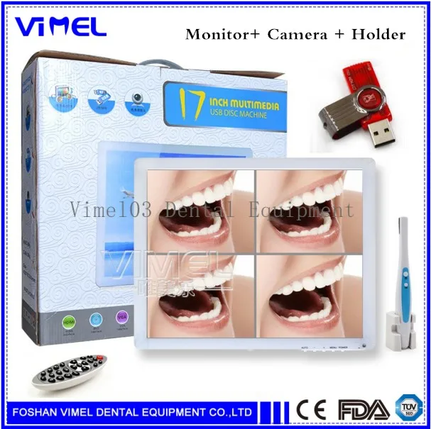 Perfect Combination of Oral Dental endoscope borescope and 17 Inch Monitor Unit TV/LCD Interface camera teeth photo shoot
Perfect Combination of Oral Dental endoscope borescope and 17 Inch Monitor Unit TV/LCD Interface camera teeth photo shoot