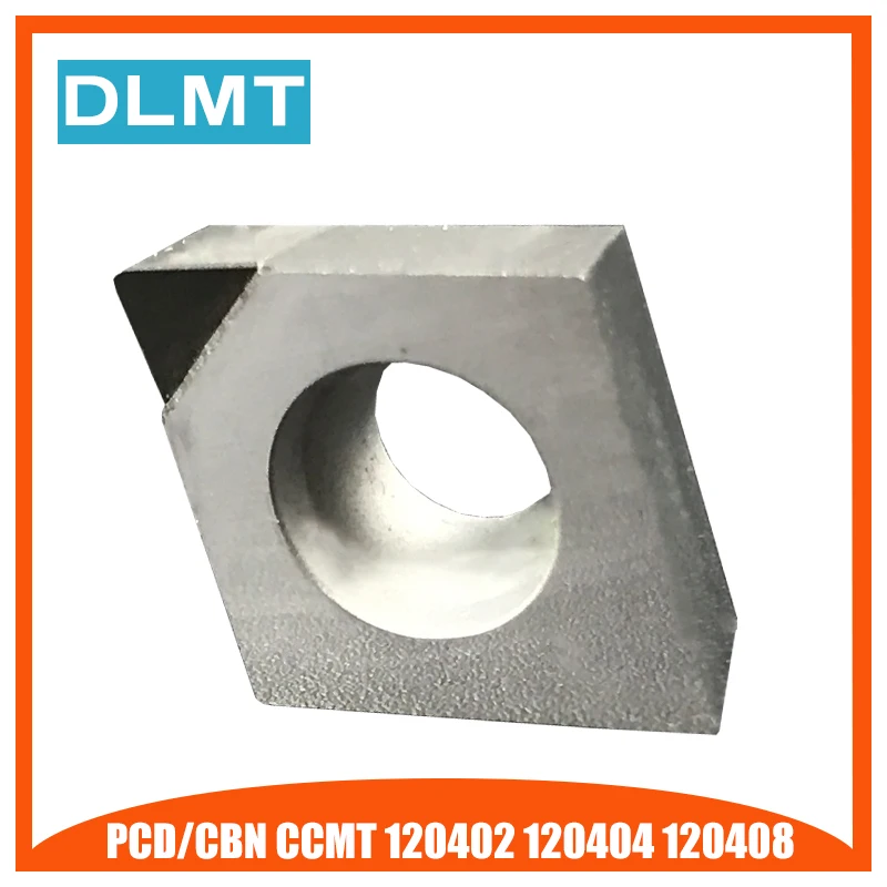 PCD/CBN CCMT120402 CCMT120404 CCMT120408 1PCS Diamond Tipped Turning Inserts Blade Knife CNC Lathe Internal Tool
PCD/CBN CCMT120402 CCMT120404 CCMT120408 1PCS Diamond Tipped Turning Inserts Blade Knife CNC Lathe Internal Tool