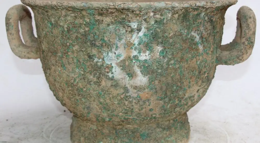 free shipping 13" Chinese Bronze With Handle Pot Pots Incense Burner Censer Jar Jug Crock
free shipping 13" Chinese Bronze With Handle Pot Pots Incense Burner Censer Jar Jug Crock