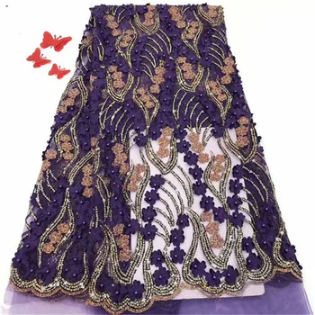 Nigeria Lace For Clothes Embroidered Tulle Lace Sewing Material On Sale 3d African sequins Embroidered Tulle Lace With Beads
Nigeria Lace For Clothes Embroidered Tulle Lace Sewing Material On Sale 3d African sequins Embroidered Tulle Lace With Beads