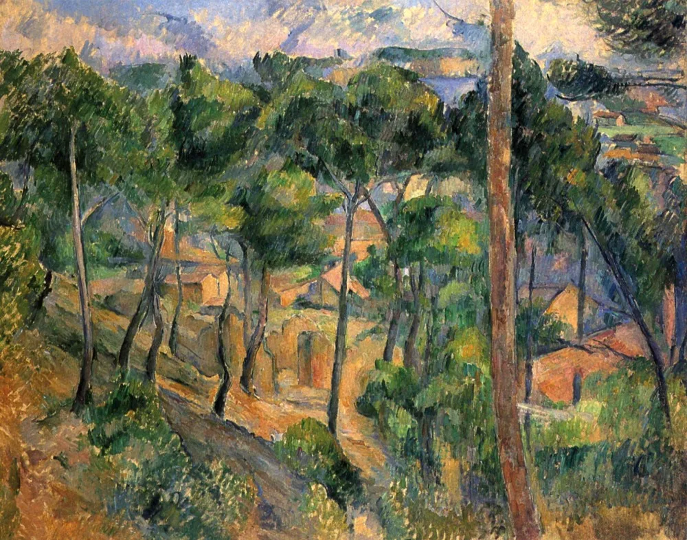 100% hand made Oil Painting Reproduction on linen canvas,l-estaque-view-through-the-pines-1883 by paul Cezanne,oil paintings
100% hand made Oil Painting Reproduction on linen canvas,l-estaque-view-through-the-pines-1883 by paul Cezanne,oil paintings