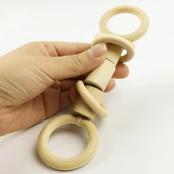 Infant Rattle Unfinished Wood Teether Bendable Ring Natural teethers toys Activity Cute Montessori&Waldorf Baby Shower Gift
Infant Rattle Unfinished Wood Teether Bendable Ring Natural teethers toys Activity Cute Montessori&Waldorf Baby Shower Gift