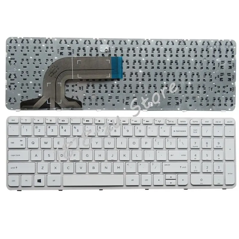 YALUZU US Laptop Keyboard FOR HP pavilion 15-N 15-E 15E 15N 15T TPN-Q130 TPN-Q132 15N017AX 15E029TX English layout white color
YALUZU US Laptop Keyboard FOR HP pavilion 15-N 15-E 15E 15N 15T TPN-Q130 TPN-Q132 15N017AX 15E029TX English layout white color