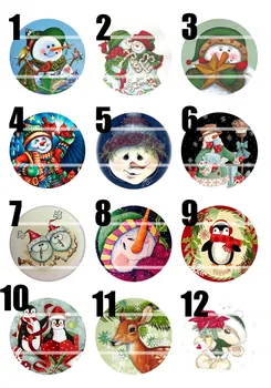 Handmade 10mm~30mm Colorful picture Christmas Round Glass Cabochons for Necklace Decoration and Phone Chain Accessaries 60/pcs 2
Handmade 10mm~30mm Colorful picture Christmas Round Glass Cabochons for Necklace Decoration and Phone Chain Accessaries 60/pcs 2