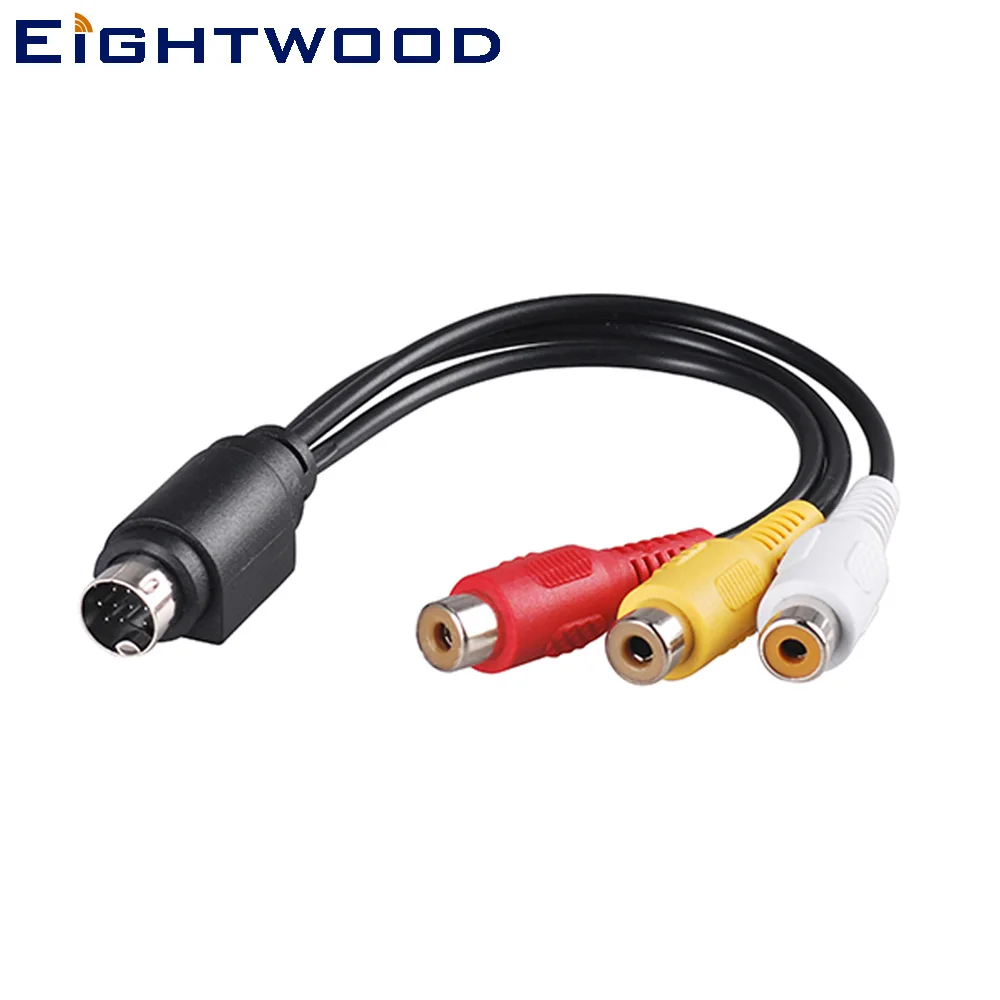 Eightwood 2PCS Car TV DVD Player AV Terminal MMI AV Cable 9 Pin S-Video to 3 RCA Video Component For TV Adapter
Eightwood 2PCS Car TV DVD Player AV Terminal MMI AV Cable 9 Pin S-Video to 3 RCA Video Component For TV Adapter