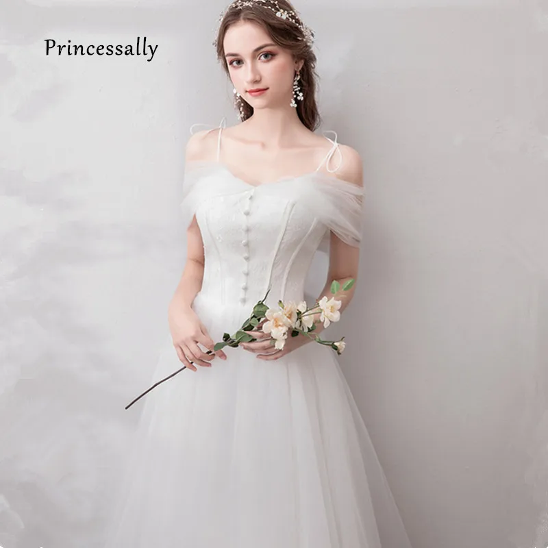 New Arrival Wedding Dress Off the Shoulder detachable Long Sleeves Lace Button High End Elegant robe de mariee trouwjurken 2019
New Arrival Wedding Dress Off the Shoulder detachable Long Sleeves Lace Button High End Elegant robe de mariee trouwjurken 2019