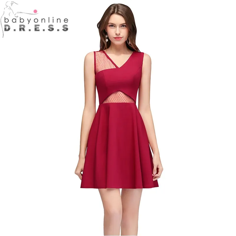 Robe De Soiree Courte Charming Sleeveless Cut-out A Line Short Evening Dress V Neck Tank Style Evening Gown Vestidos
Robe De Soiree Courte Charming Sleeveless Cut-out A Line Short Evening Dress V Neck Tank Style Evening Gown Vestidos