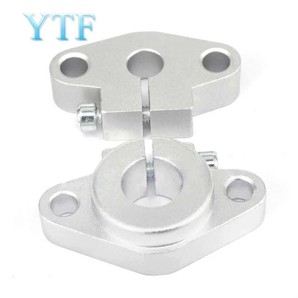3D Printer 2Pcs SHF12 Bracket Linear Rail Shaft Rod Guide Support Stand Horizontal Bracket for Engraving Machines