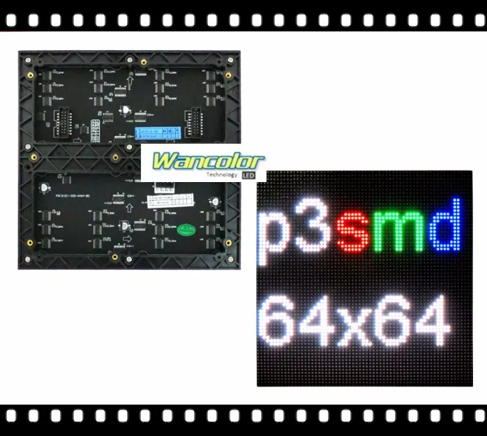 free shipping wholesale price of P3 indoor SMD Full Color 1/32 scan 192*192mm Led screen Display Module
free shipping wholesale price of P3 indoor SMD Full Color 1/32 scan 192*192mm Led screen Display Module