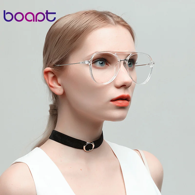 Women Men Vintage Classic Transparent Frame Eyeglasses Plain Mirror Glass Round Big Frame Clear Lens Computer Reading Eyewear
Women Men Vintage Classic Transparent Frame Eyeglasses Plain Mirror Glass Round Big Frame Clear Lens Computer Reading Eyewear