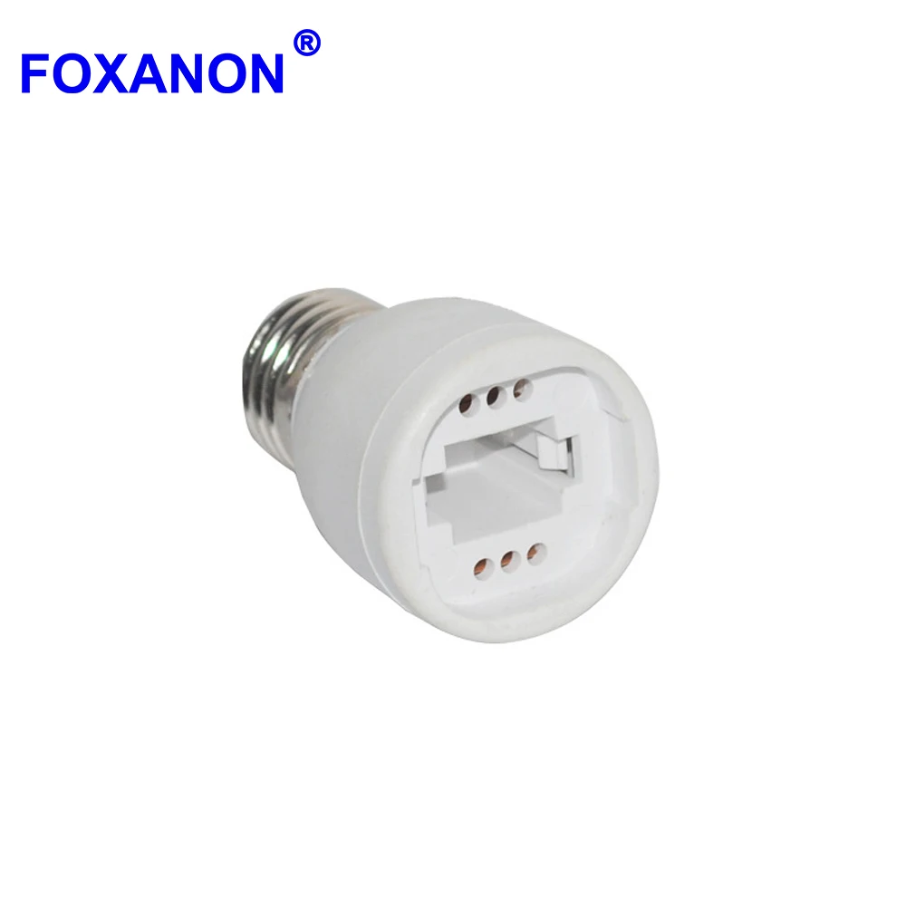 Foxanon Brand E27 to G24 Base LED Halogen Light Lamp Bulbs Socket Adapter Converter E27-G24 Lamp Holder Converter lamps adapter
Foxanon Brand E27 to G24 Base LED Halogen Light Lamp Bulbs Socket Adapter Converter E27-G24 Lamp Holder Converter lamps adapter