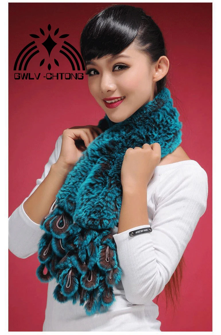 Real natural genuine knitted rex rabbit fur scarf women fashion warm winter peacock tassel scarves
Real natural genuine knitted rex rabbit fur scarf women fashion warm winter peacock tassel scarves