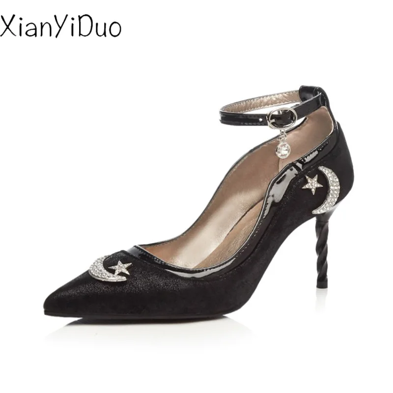 Xianyiduo Sexy Slingbacks Women's Shoes Sequined Cloth Bling Pointed Toe high heels Pumps plus size34-48 Gold Crystal party/704
Xianyiduo Sexy Slingbacks Women's Shoes Sequined Cloth Bling Pointed Toe high heels Pumps plus size34-48 Gold Crystal party/704