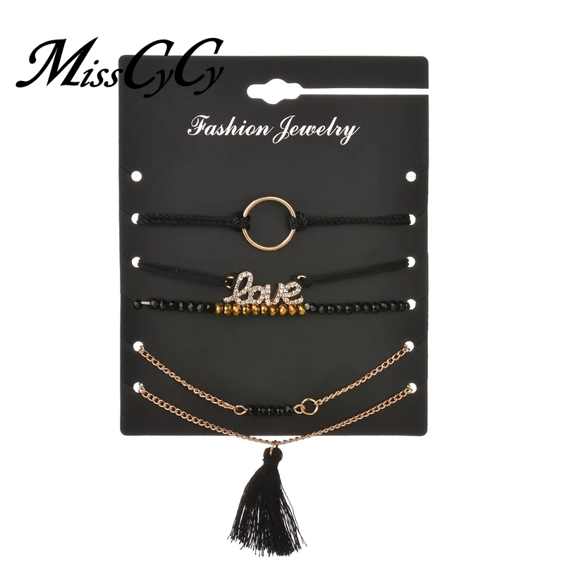 MissCyCy 5Pcs/Set Rhinetone Latters Love Charm Ankle Bracelet For Women Vintage Tassel Gold Color Chain Anklet
MissCyCy 5Pcs/Set Rhinetone Latters Love Charm Ankle Bracelet For Women Vintage Tassel Gold Color Chain Anklet